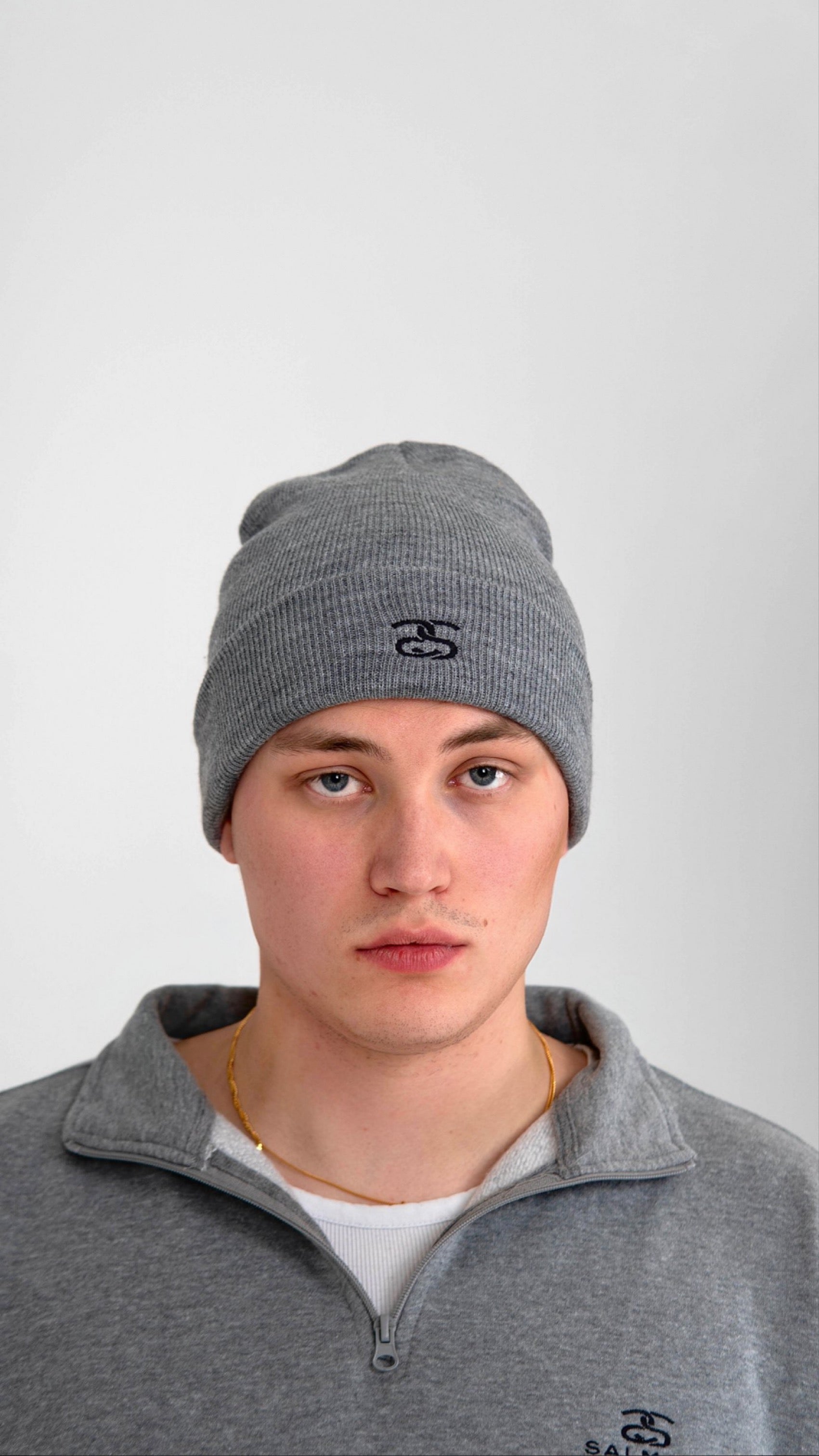 SALMAN Cuffed Beanie (Grey)